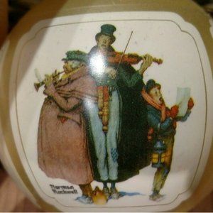 Vintage Hallmark Norman Rockwell 1984 Ornament, EUC